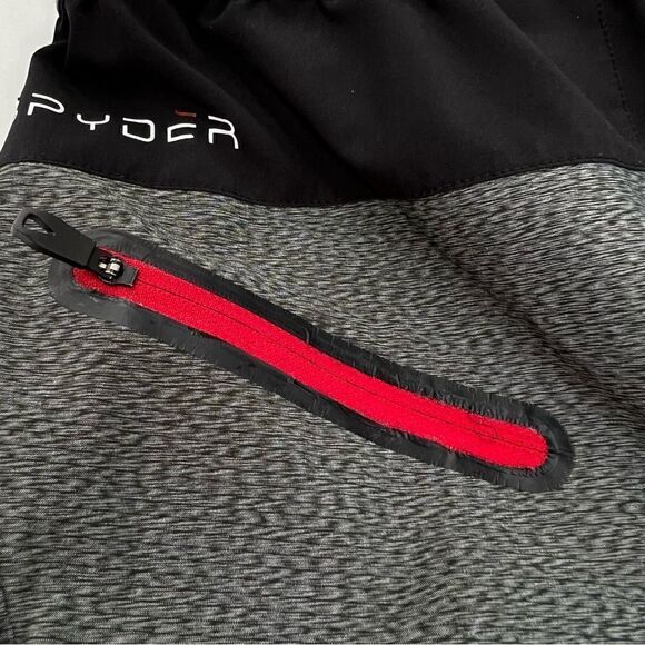 Spyder Active Shorts Mens Large Athletic Grey Shorts With Pockets - Picture 5 of 10